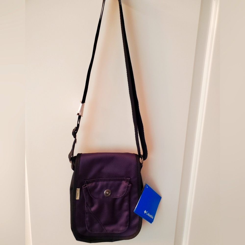 NWT Purple Columbia crossbody purse